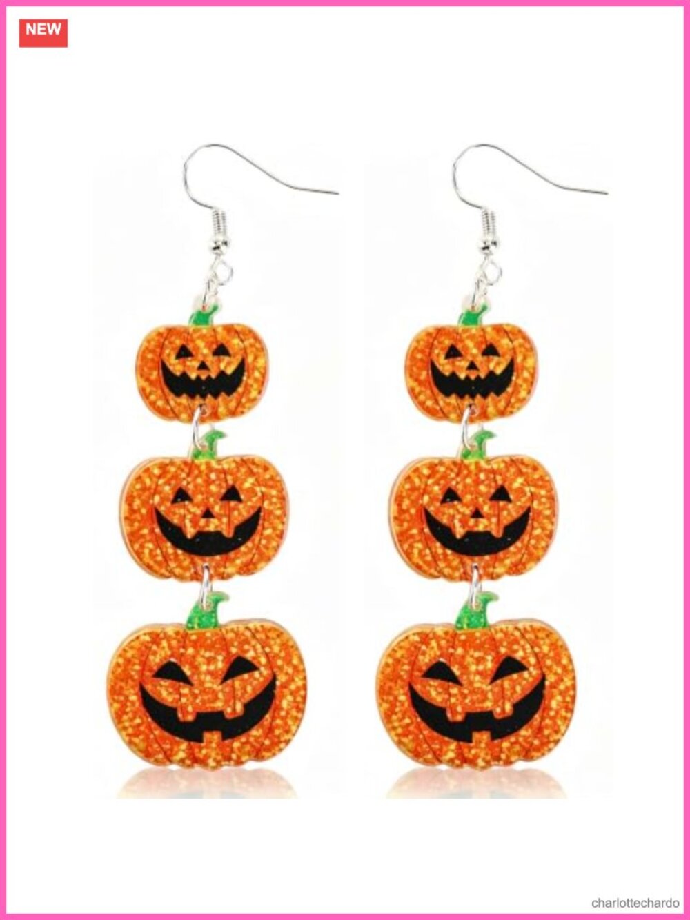 Halloween Acrylic Gothic Dangle Earrings Punk Party Jewelry for Women